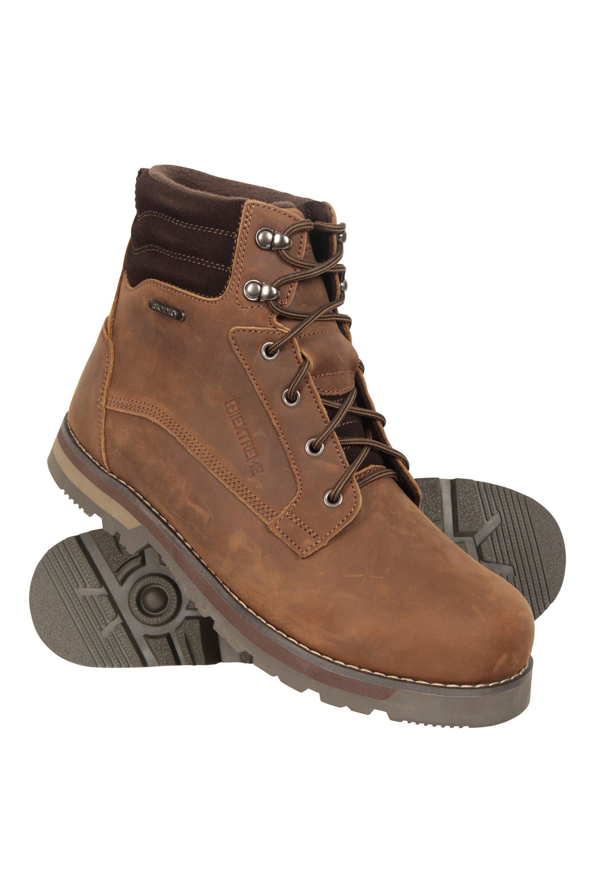 цена Makalu Extreme Водонепроницаемые кожаные ботинки на подкладке Mountain Warehouse, коричневый