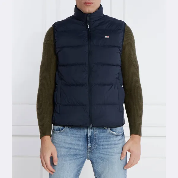 

Легкий пуховик без рукавов стандартного кроя Tommy Hilfiger, синий