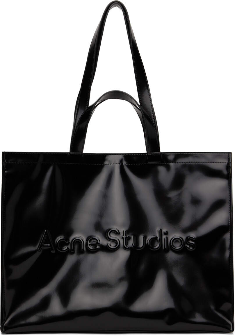 

Черная сумка-тоут с логотипом Acne Studios, цвет Black