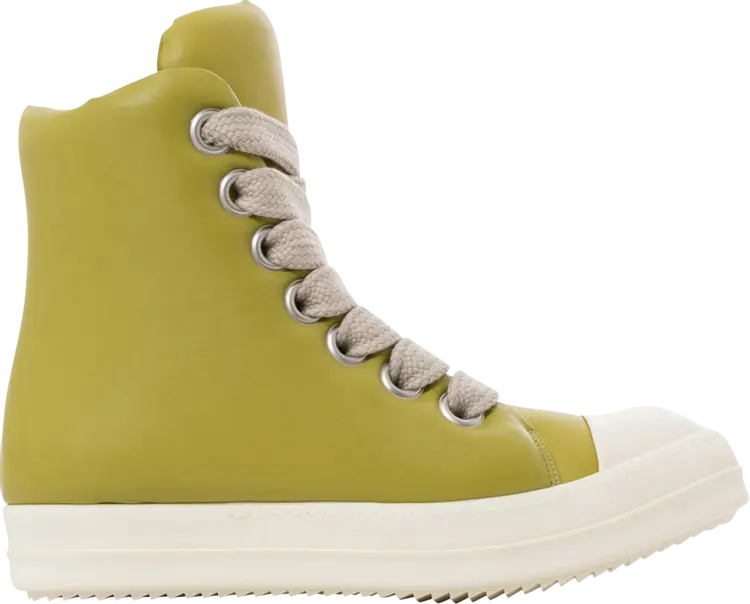 

Кроссовки Rick Owens Jumbo Lace Padded Ramones High 'Acid', зеленый