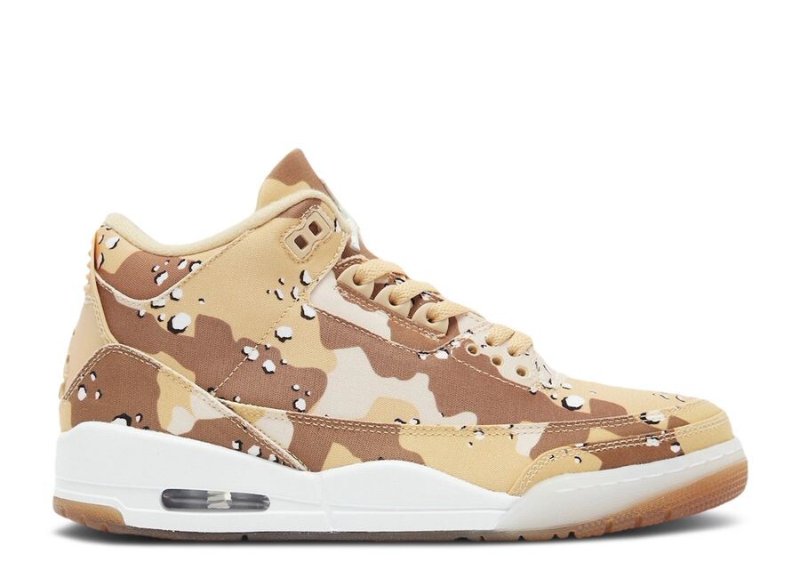 

Кроссовки Air Jordan WNBA X Wmns Jordan 3 Retro, цвет Desert Camo
