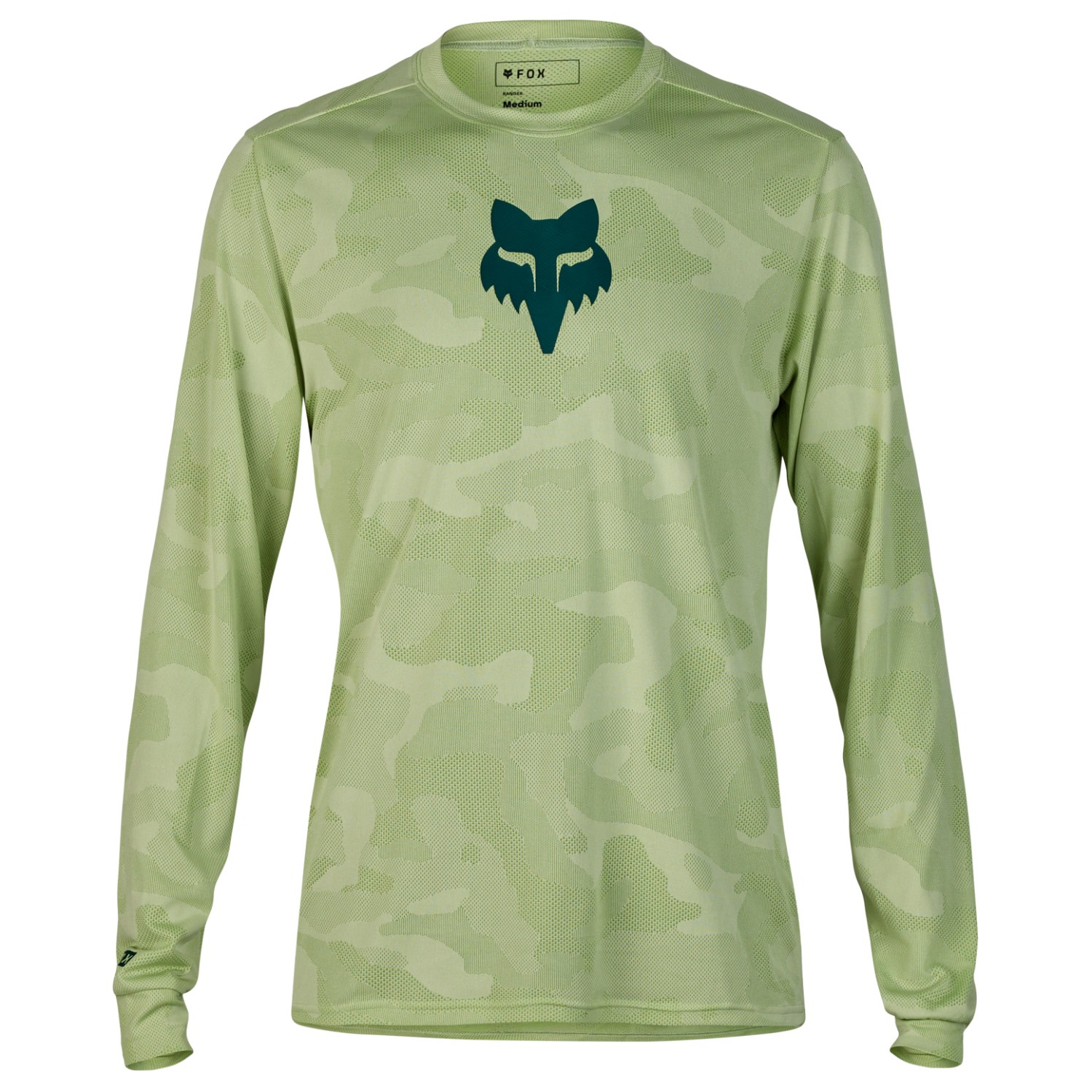 

Велосипедный трикотаж Fox Racing Ranger Tru Dri L/S Jersey, цвет Cactus, Зеленый