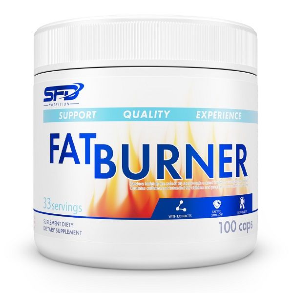 SFD Fat Burner капсулы для похудения, 100 шт. now l карнитин 500 мг капсулы массой 896 мг 60 шт