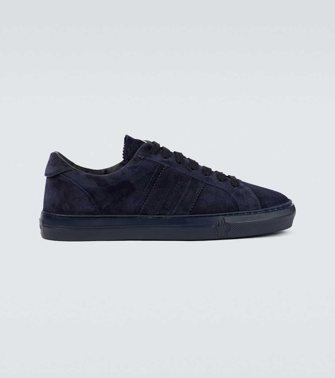 

Кроссовки New Monaco из замши Moncler, синий