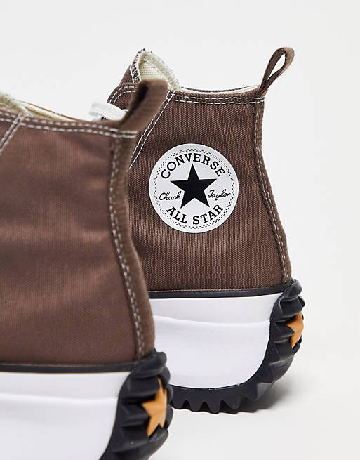 

Коричневые кроссовки Converse Run Star Hike Hi