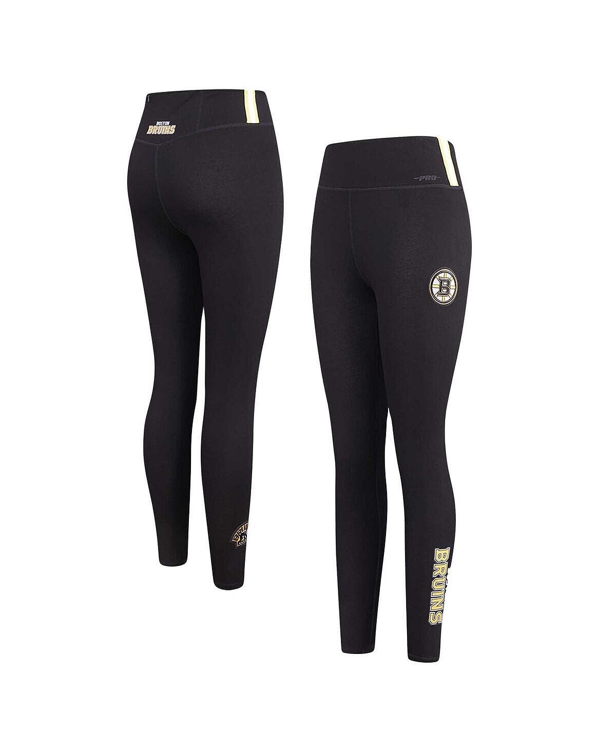 

Черные женские классические трикотажные леггинсы Boston Bruins Pro Standard, черный