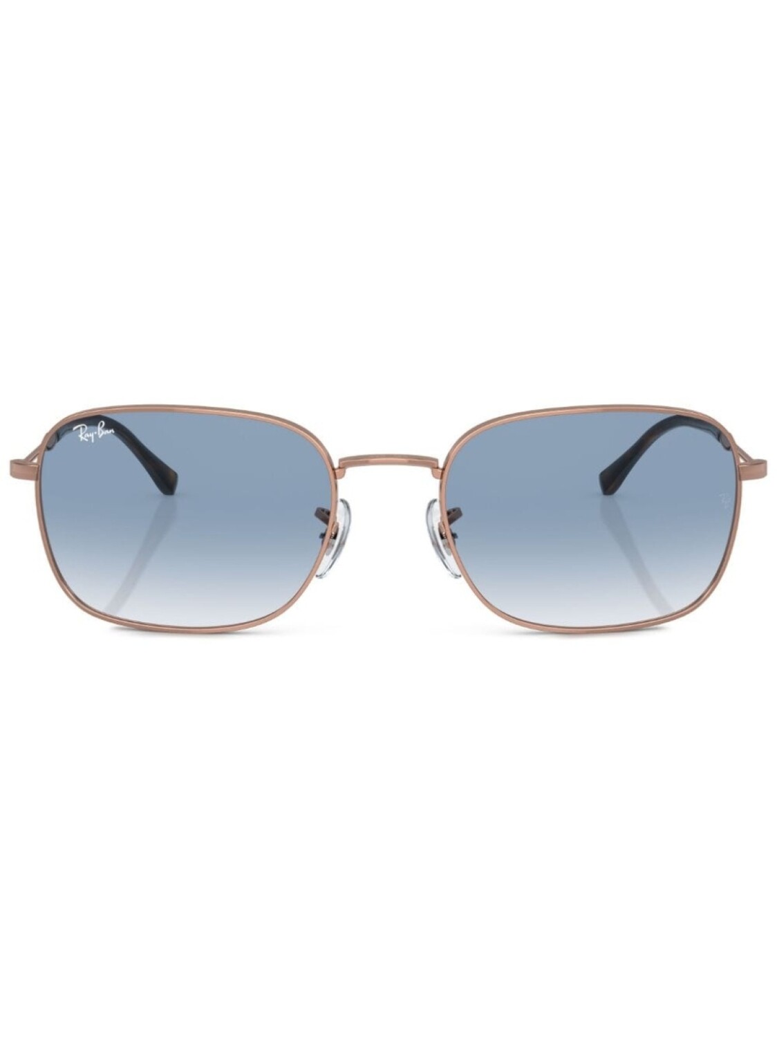

Ray-Ban солнцезащитные очки в квадратной оправе с эффектом градиента, золотистый