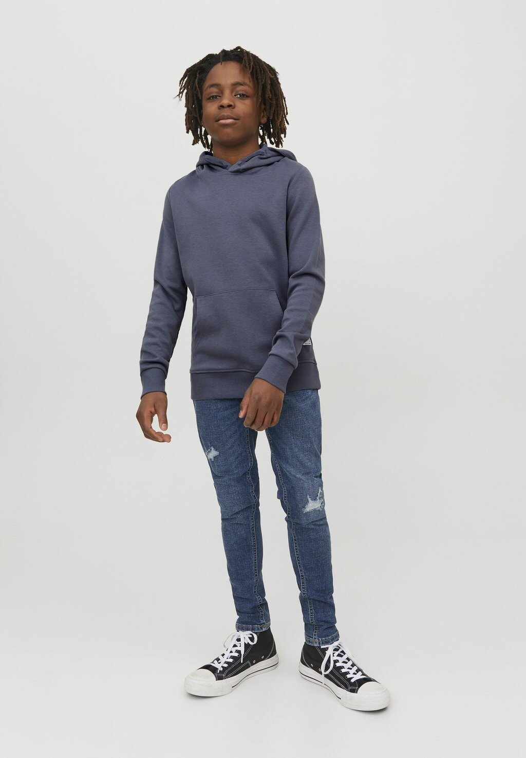 

Толстовка JJEBASIC JR Jack & Jones Junior, цвет grisaille