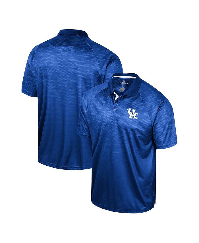 

Мужская рубашка-поло реглан Royal Kentucky Wildcats Honeycomb Colosseum, синий
