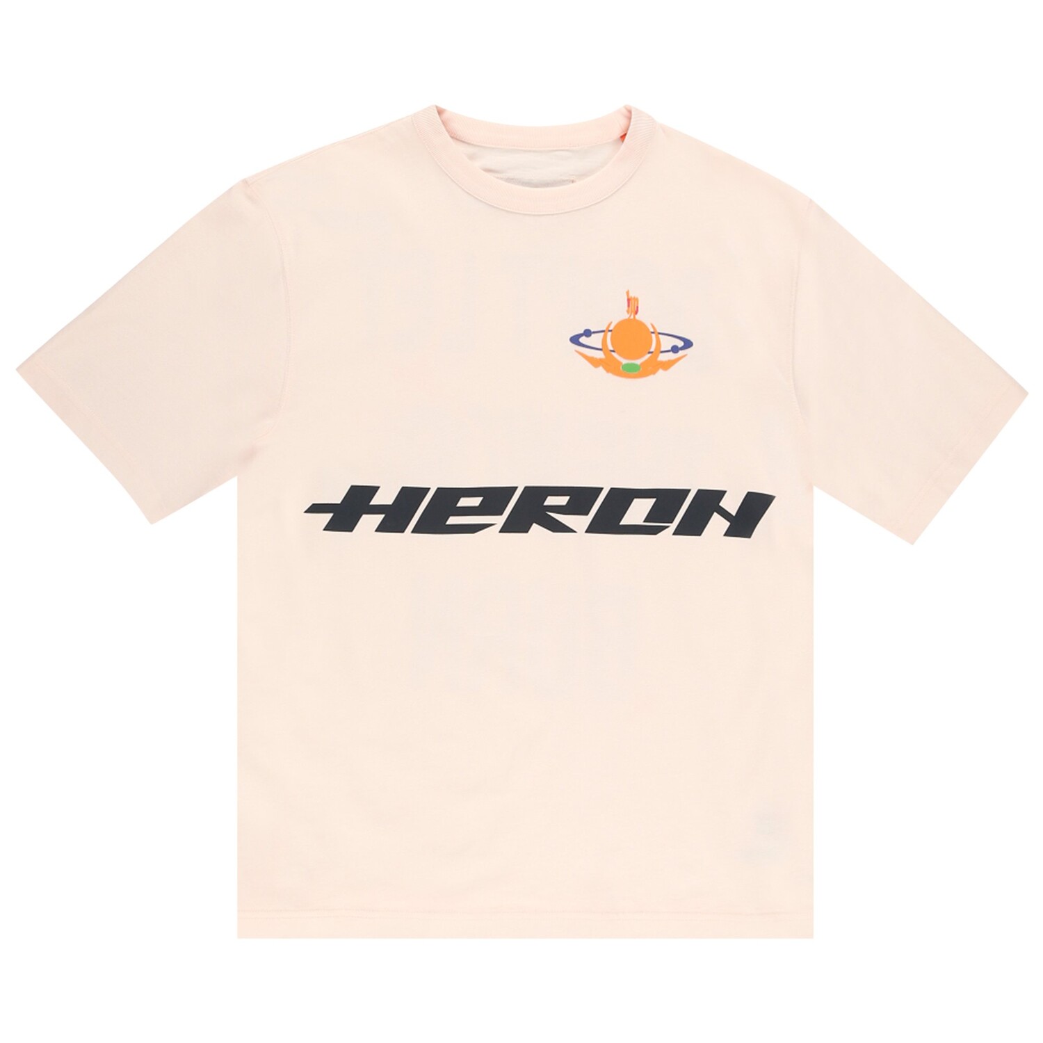

Футболка Heron Preston Globe Burn, розовая, Розовый