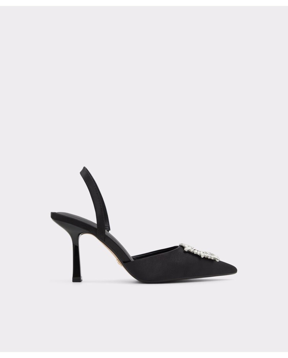 

Женские черные текстильные туфли с острым носком Aldo, черный