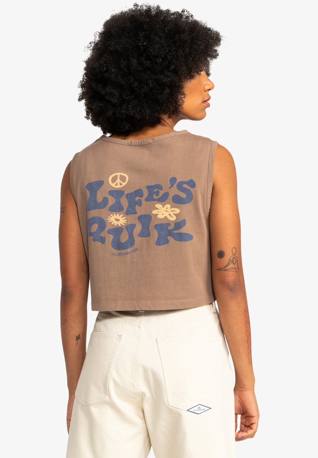 

Топ UNI XTRA TANK MAXI Quiksilver, цвет fossil