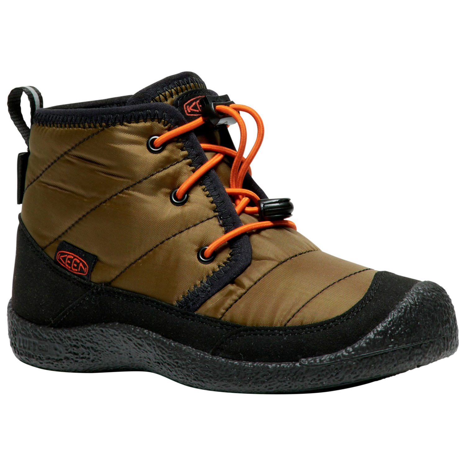 

Зимняя обувь Keen Youth Howser II Chukka WP, цвет Dark Olive/Gold Flame