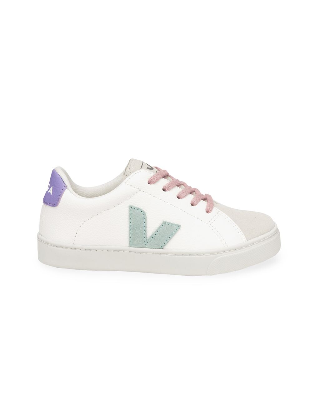 

Кроссовки на шнуровке Little Girl's & Girl's Small Esplar Veja, белый
