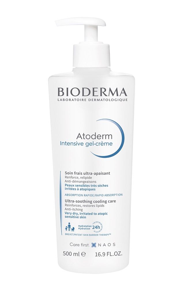 Bioderma Atoderm Intensive Gel-Crème гель-крем для тела, 500 ml интенсивный гель крем для лица и тела atoderm intensive gel creme гель крем 500мл