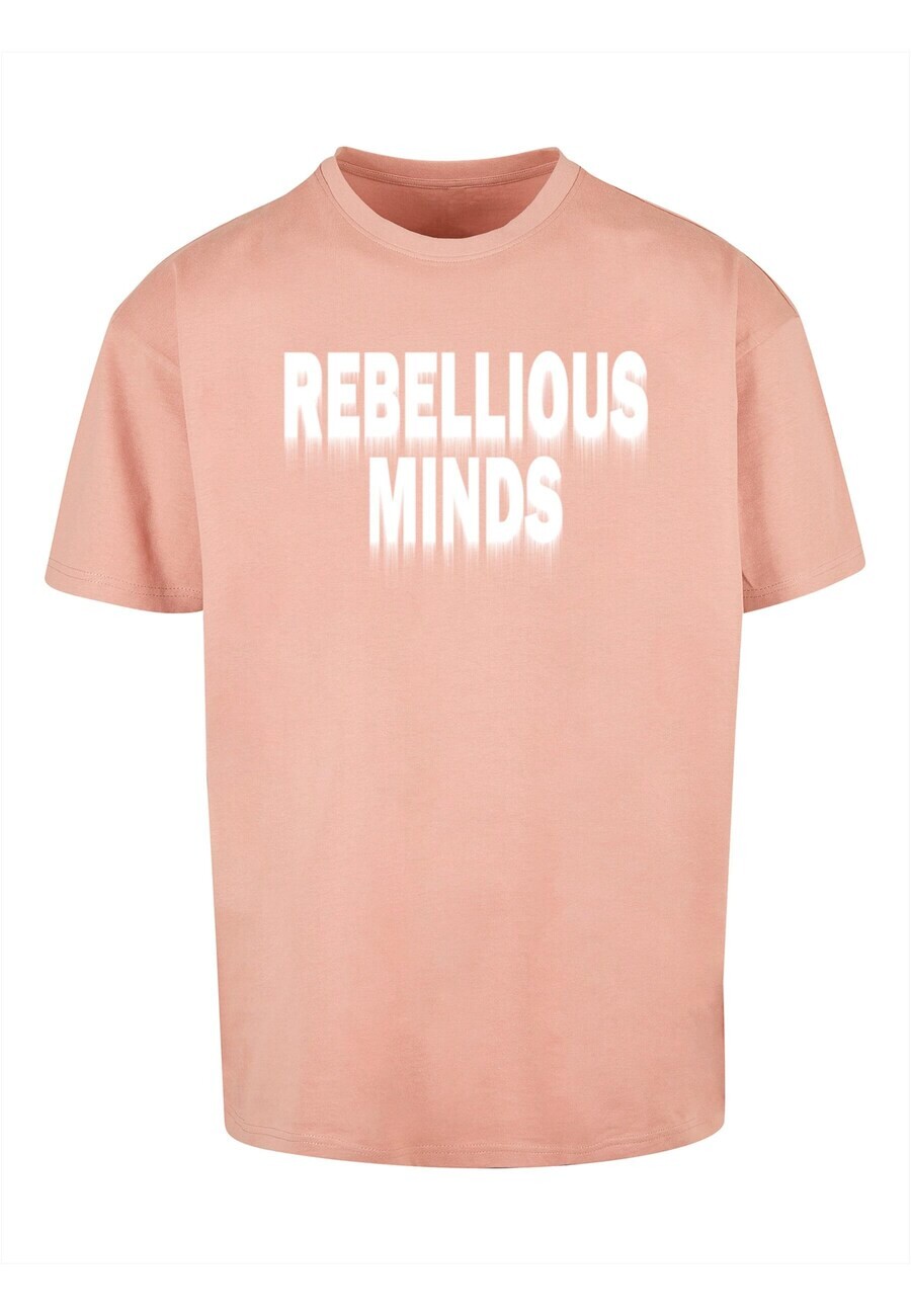 

Футболка Merchcode Rebellious Minds, темно-розовый