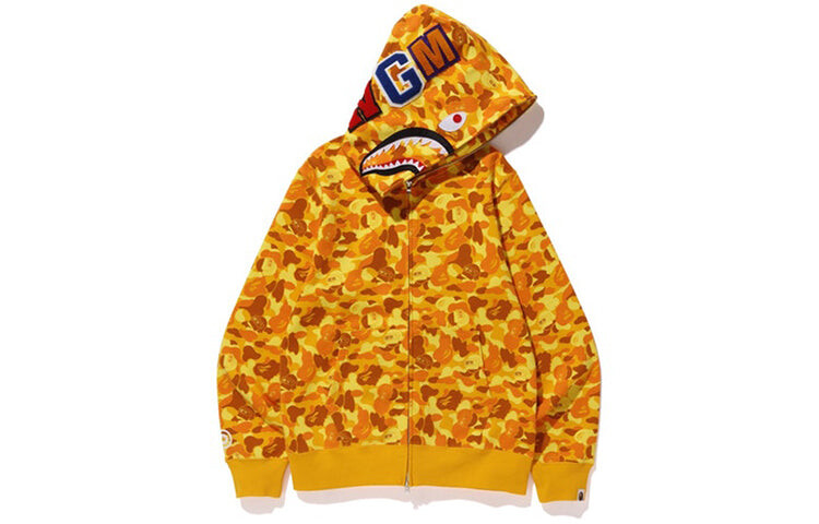

Толстовка A Bathing Ape Bape x PUBG Shark с капюшоном на молнии, оранжевый