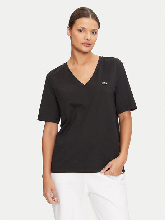 

Футболка стандартного кроя Lacoste, черный