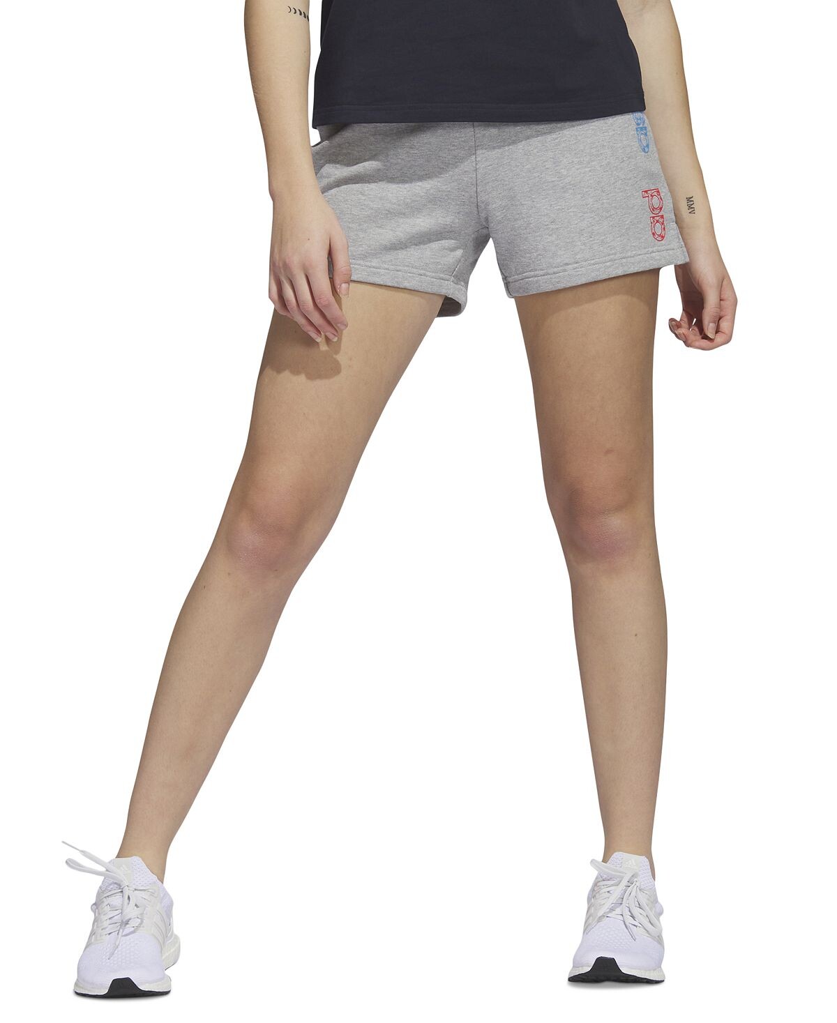 

Женские шорты Americana Essentials из френч терри adidas, серый