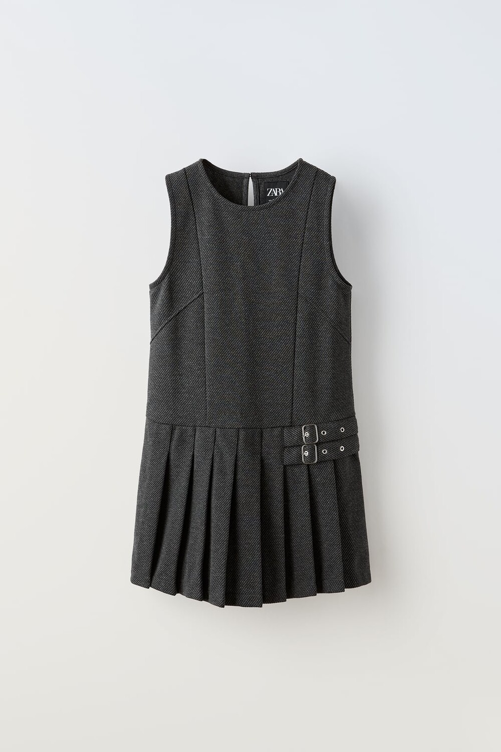 

Платье-синафор с коробкой ZARA, серый
