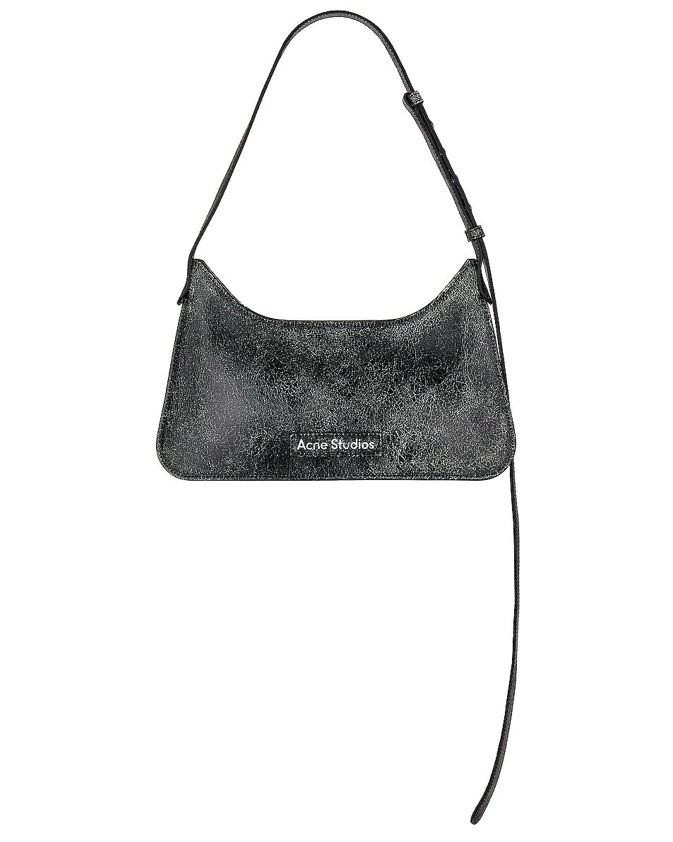 

Сумка Acne Studios Platt Mini Crackle, черный