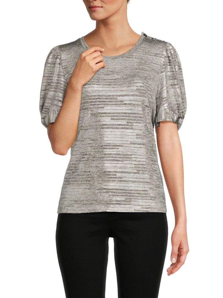 

Металлический топ Karl Lagerfeld Paris, цвет Silver Grey