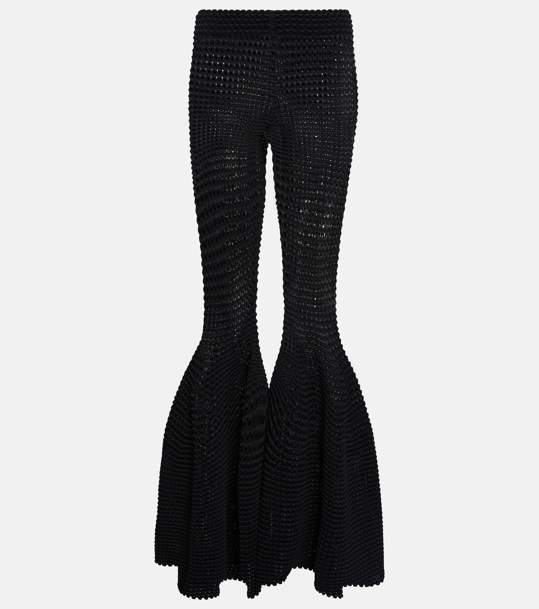 

Расклешенные брюки с высокой посадкой ALAÏA, белый