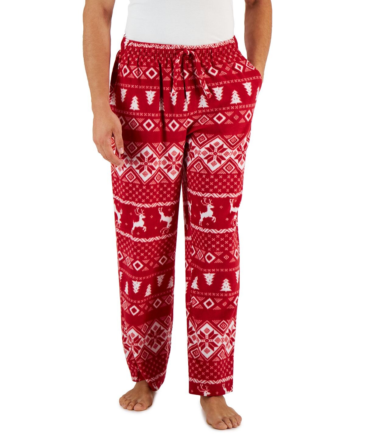 

Мужские флисовые пижамные штаны Fair Isle Club Room