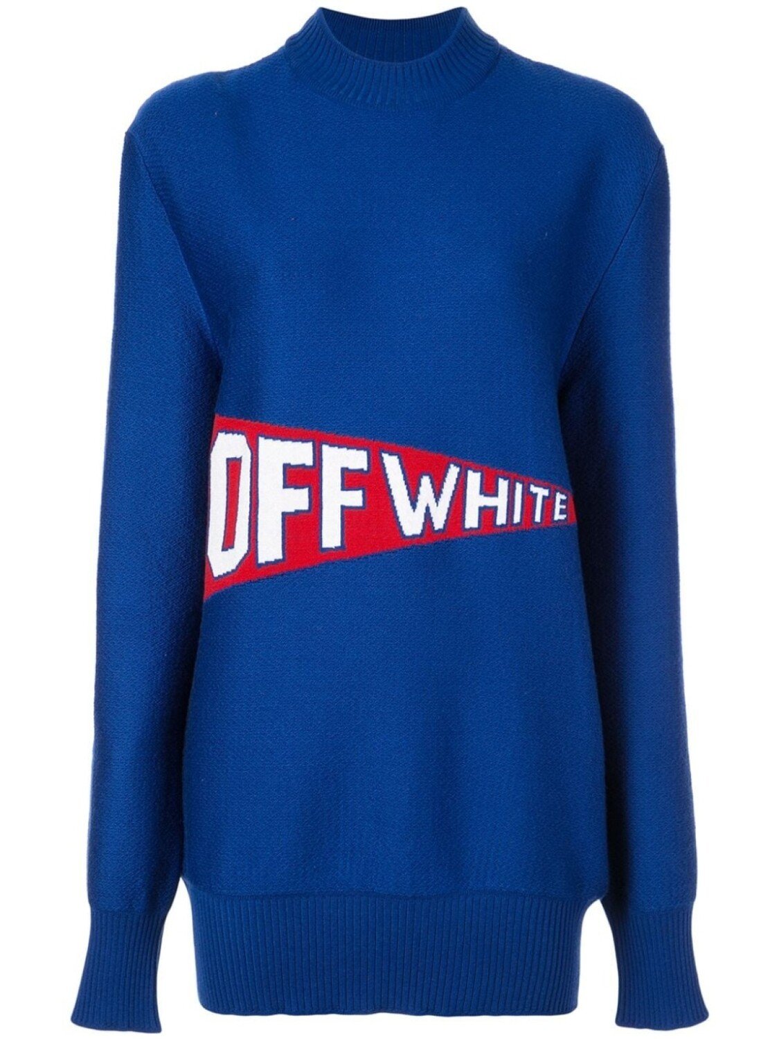 

Off-White джемпер с логотипом, синий