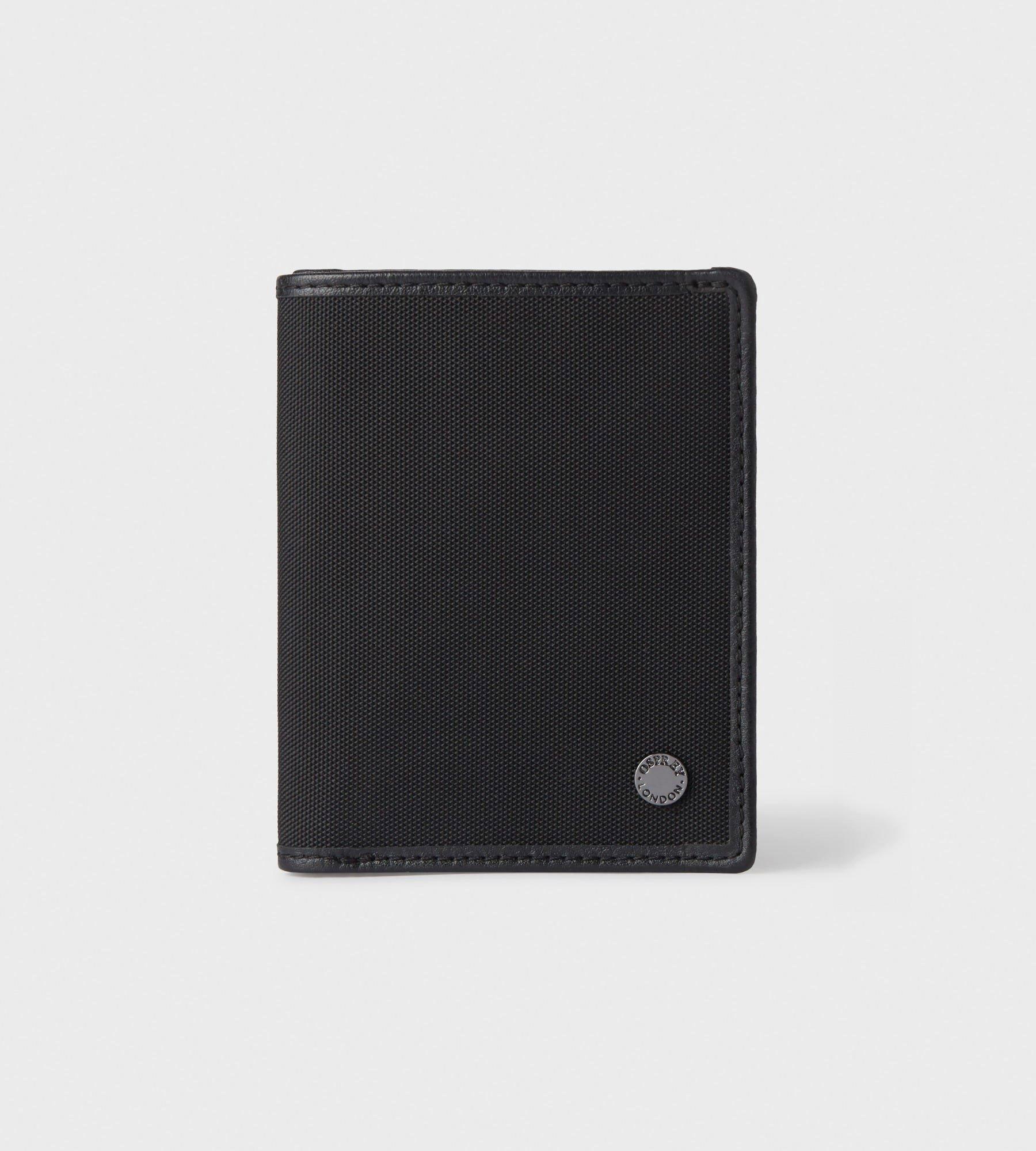 Нейлоновый кошелек бизнес-класса размера N/S в бумажнике для купюр OSPREY LONDON, черный