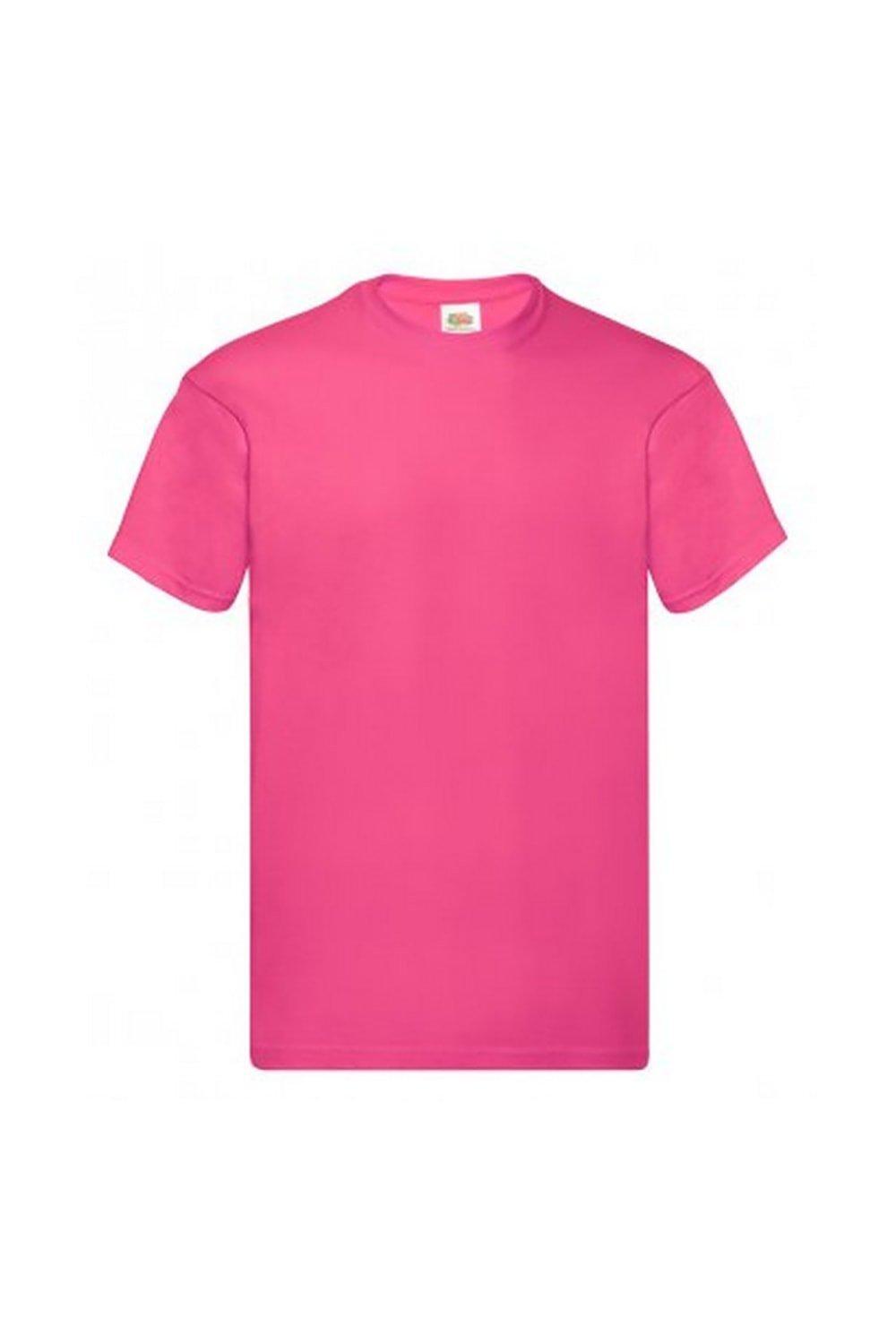 Оригинальная футболка с коротким рукавом Fruit of the Loom, розовый