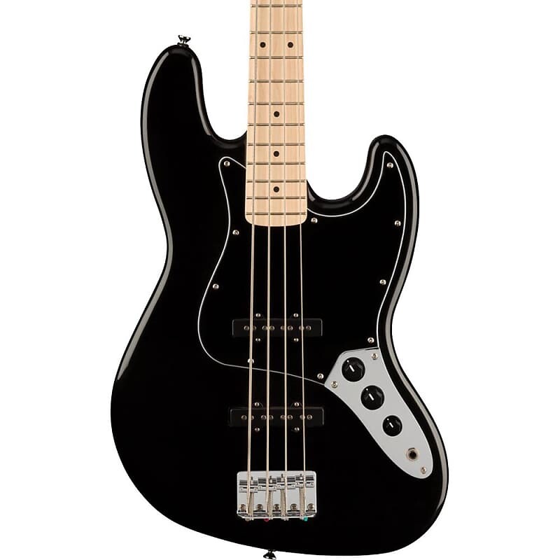 

Басс гитара Squier Affinity Series Jazz Bass Maple, Black Pickguard, Black