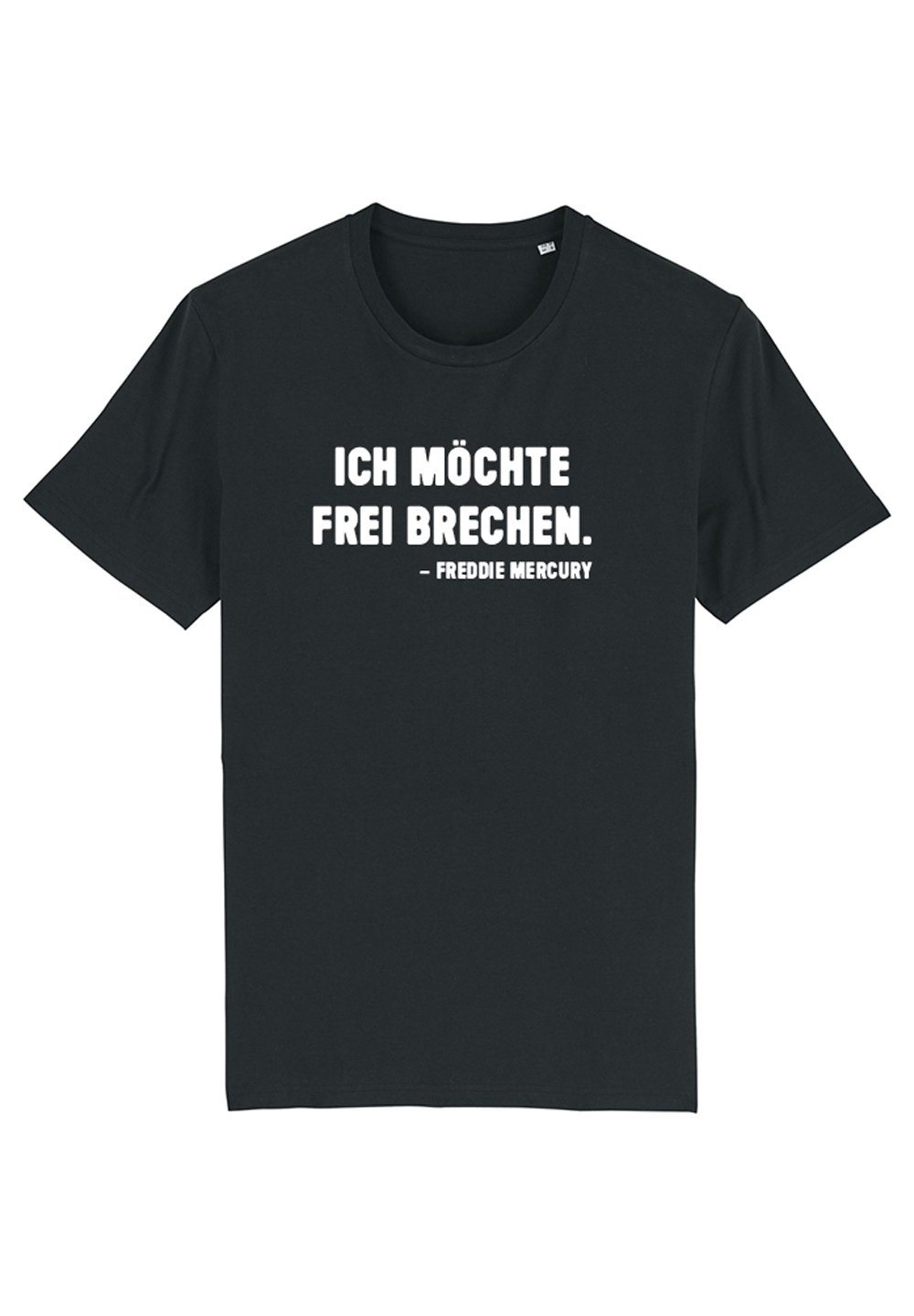 

Футболка с принтом ICH MÖCHTE FREI BRECHEN. Watapparel, цвет black