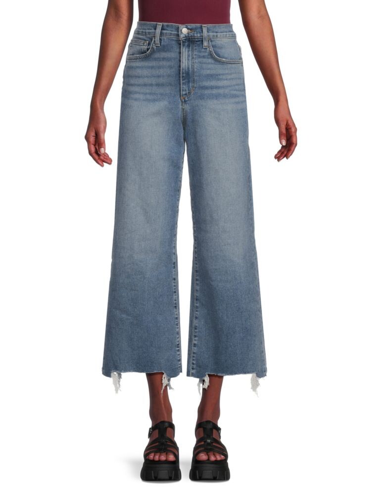 

Укороченные широкие джинсы с высокой посадкой Joe'S Jeans, цвет Natalina Blue