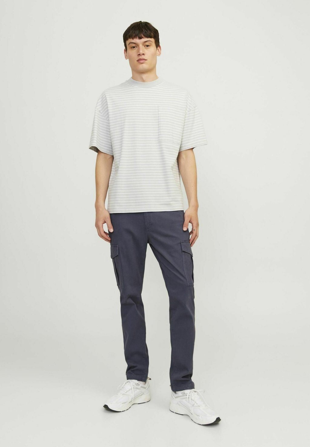 

Брюки в стиле милитари Jack & Jones, темно-синий