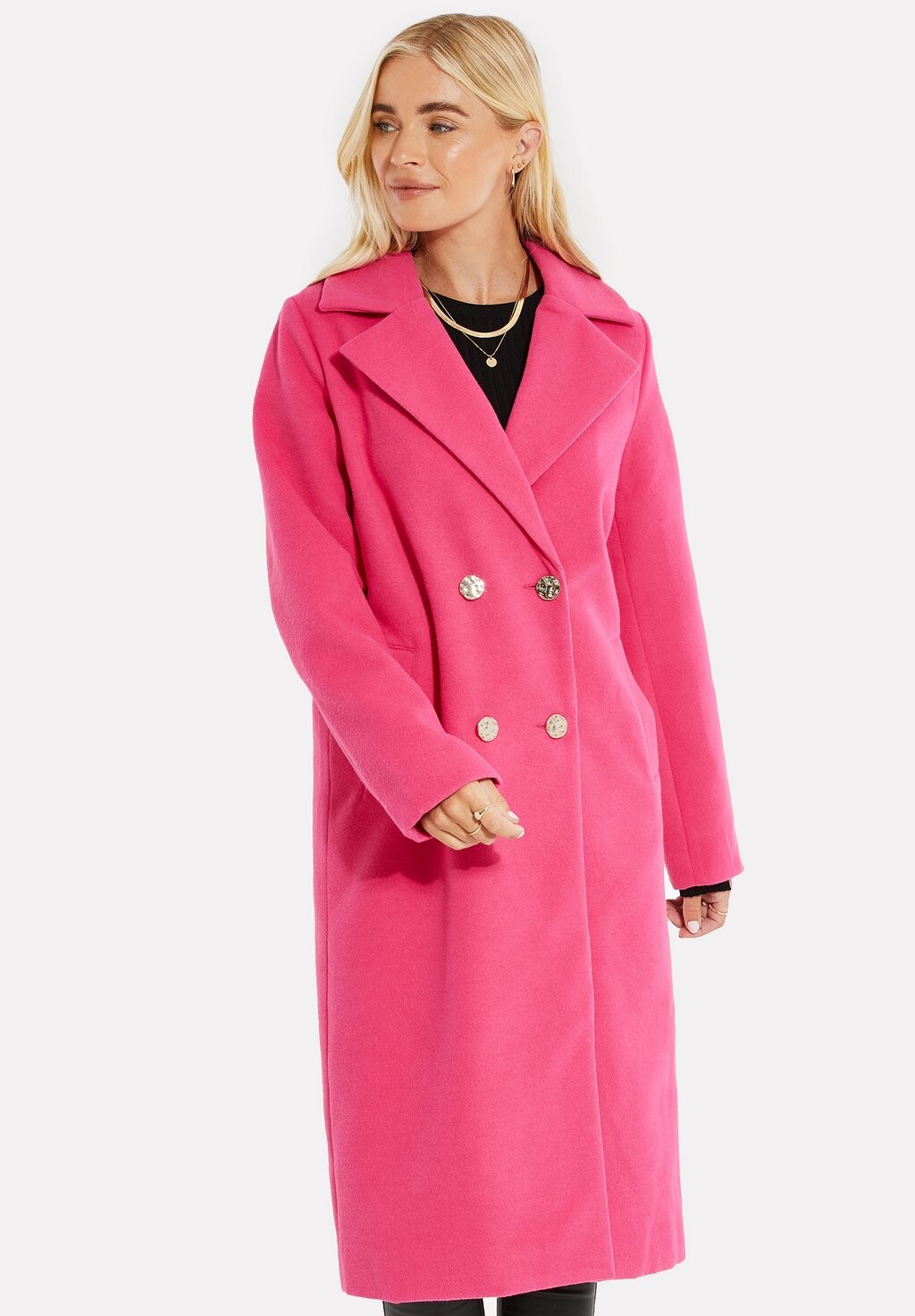 

Классическое пальто Threadbare, розовый