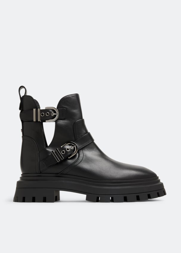 

Ботильоны Stuart Weitzman Maverick Bedford Moto, черный