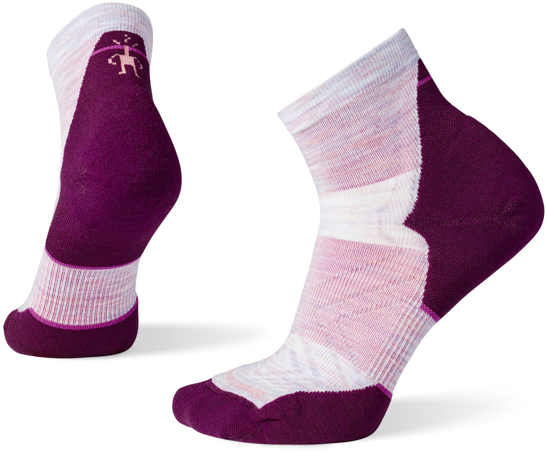 Носки до щиколотки Performance Run Targeted Cushion — женские Smartwool, фиолетовый