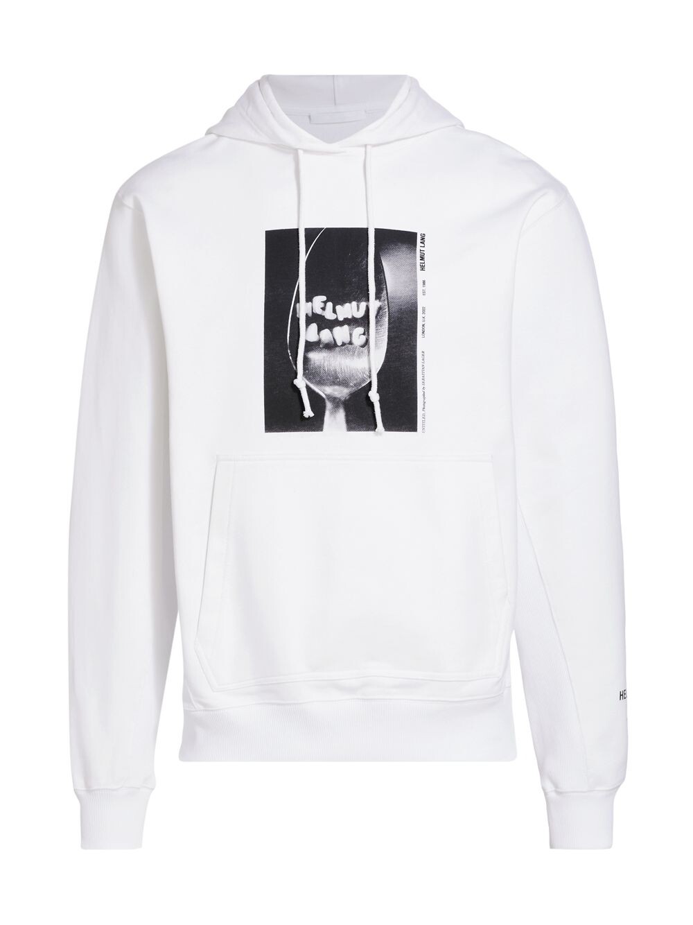 

Фото 2 Толстовка с капюшоном Helmut Lang, белый