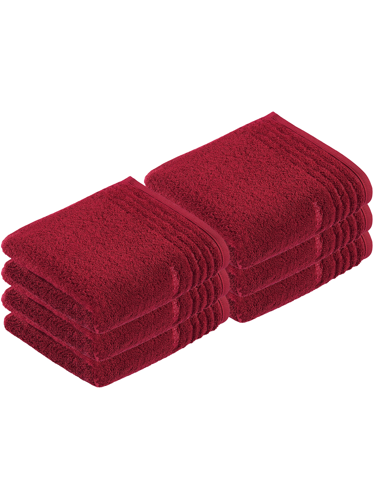 цена Полотенце для ванной Vossen 6er Pack, цвет rubin