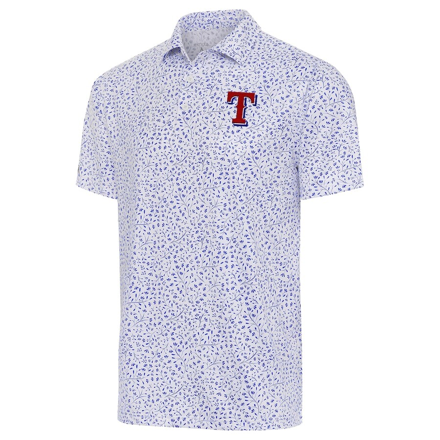 

Поло с коротким рукавом Antigua Texas Rangers, белый