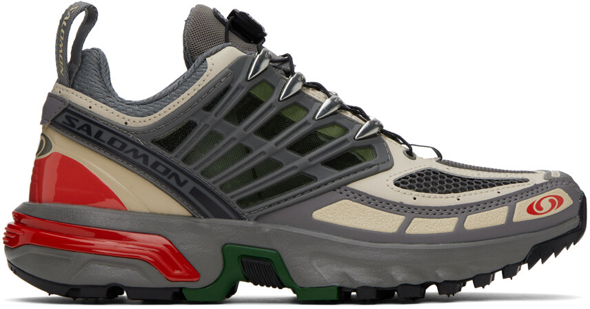 

Серо-бежевые кроссовки Salomon Acs Pro