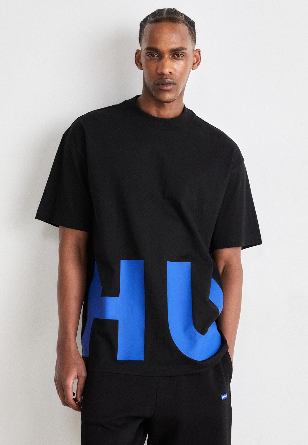 

Футболка с принтом NANNAVARO HUGO, цвет black