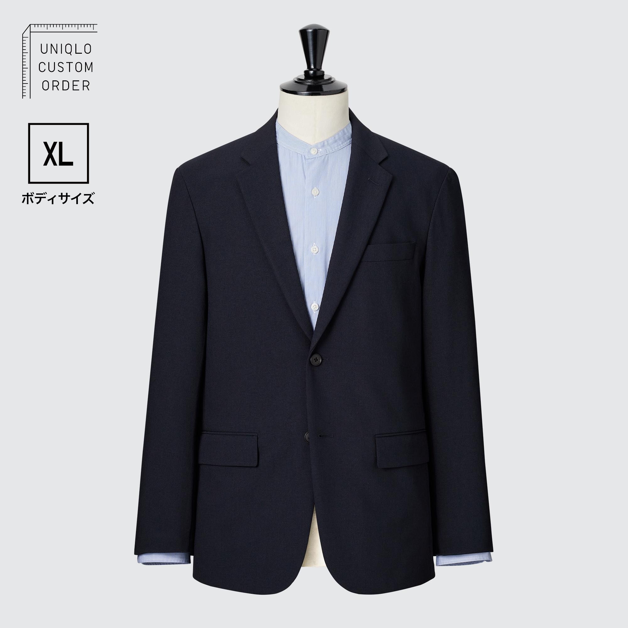 Куртка UNIQLO Kando размер XL, темно-синий брюки uniqlo kando 2way stretch темно синий
