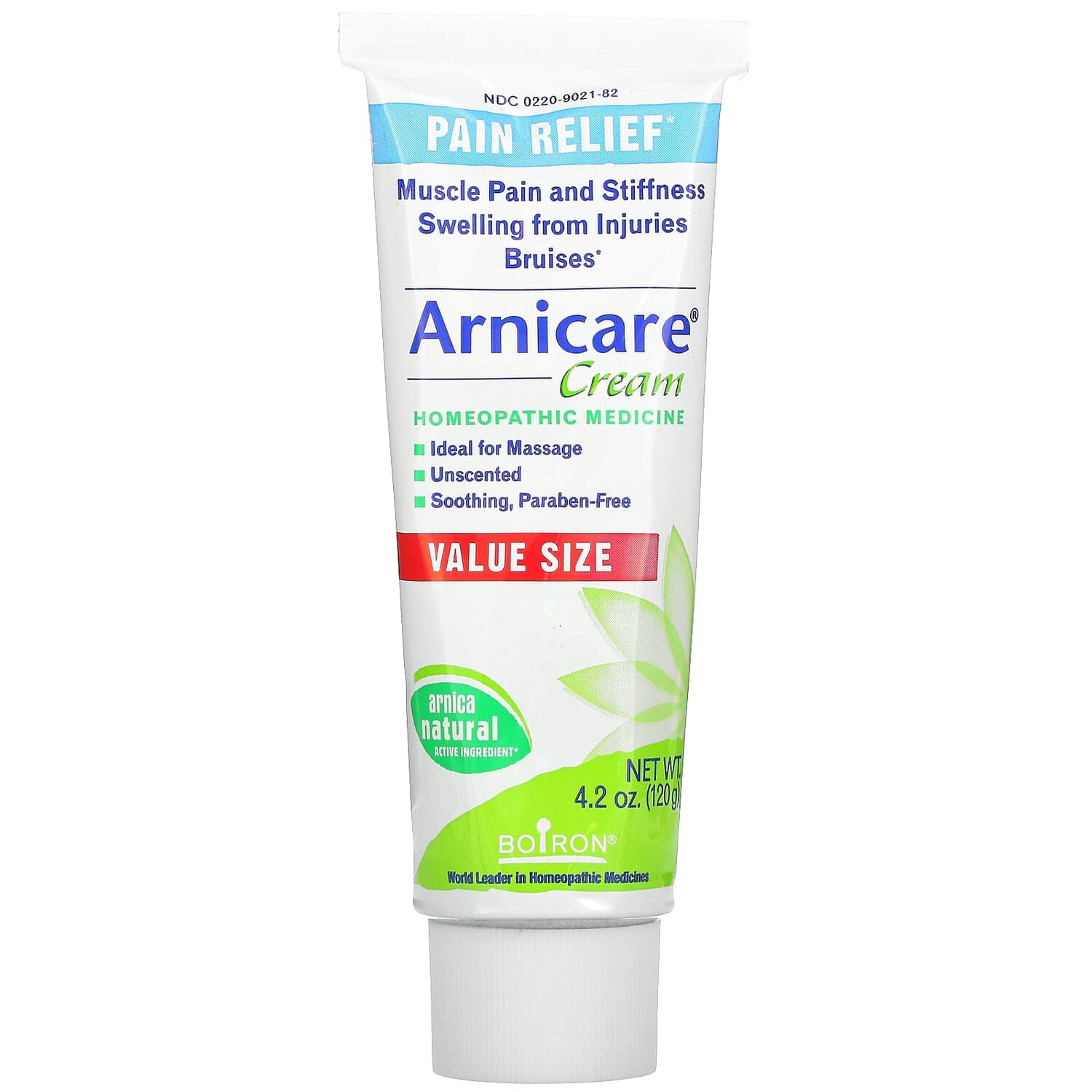 

Arnicare, крем для облегчения боли, без запаха, 120 г (4,2 унции), Boiron