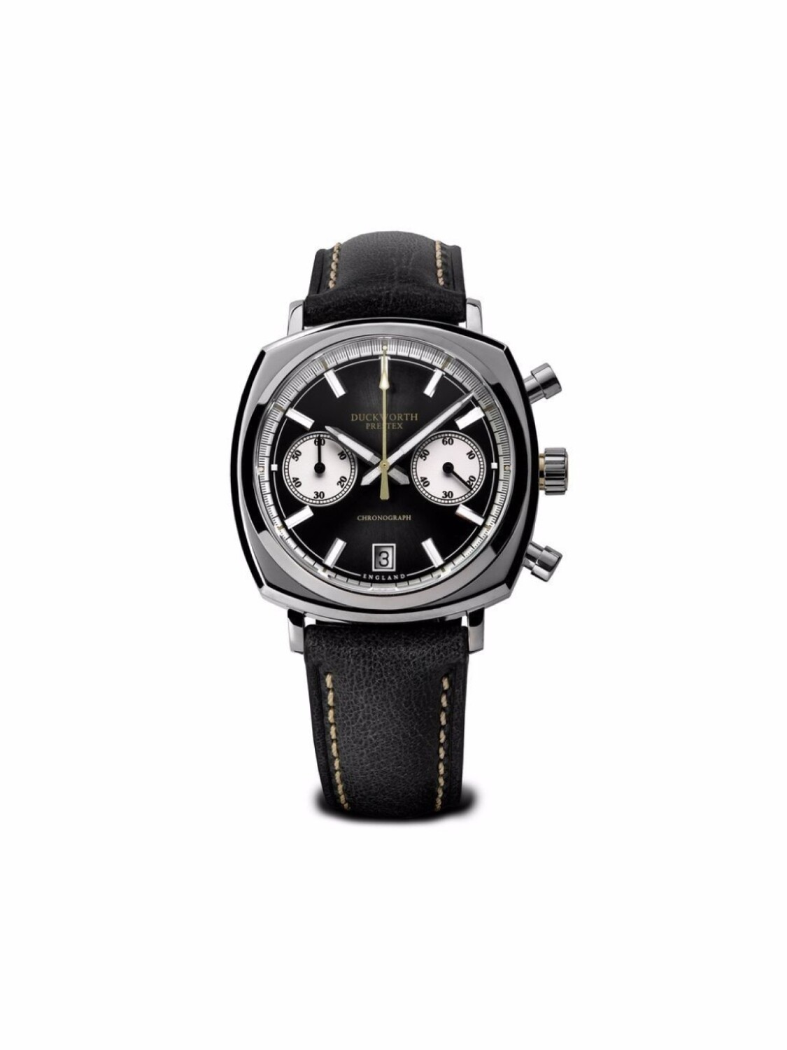 

Наручные часы Chronograph Sunburst 42 мм Duckworth Prestex, черный