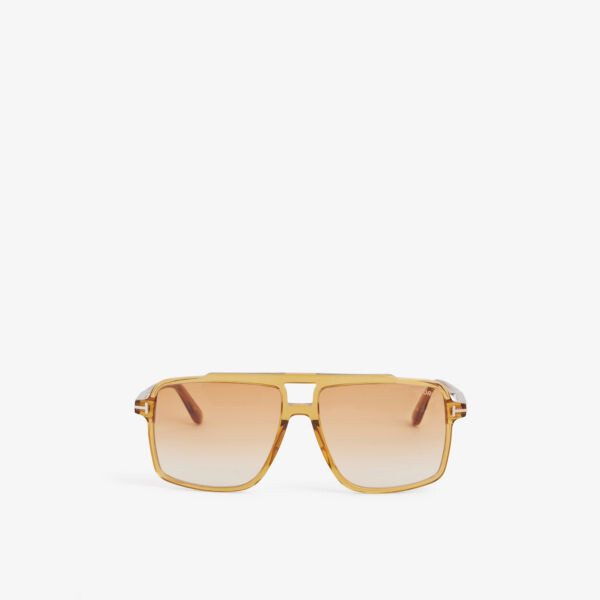 

Солнцезащитные очки ft1177 kemp pilot-frame из ацетата Tom Ford, желтый