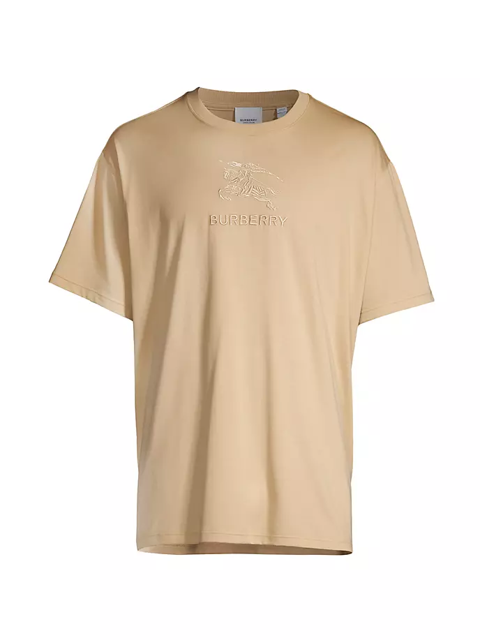 

Футболка Tempah с круглым вырезом Burberry, цвет soft fawn
