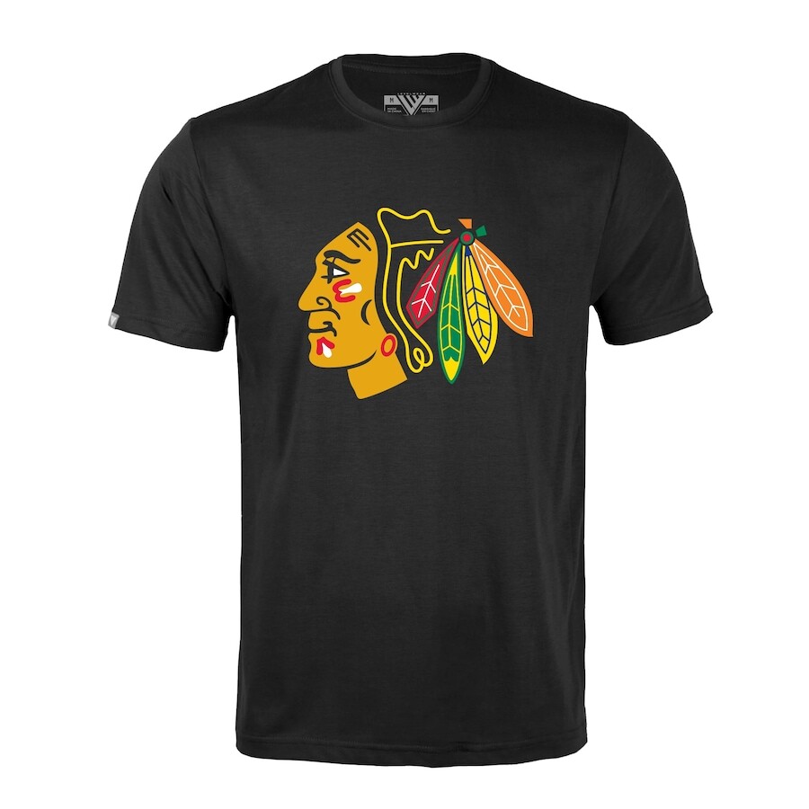 

Футболка с коротким рукавом Levelwear Chicago Blackhawks, черный