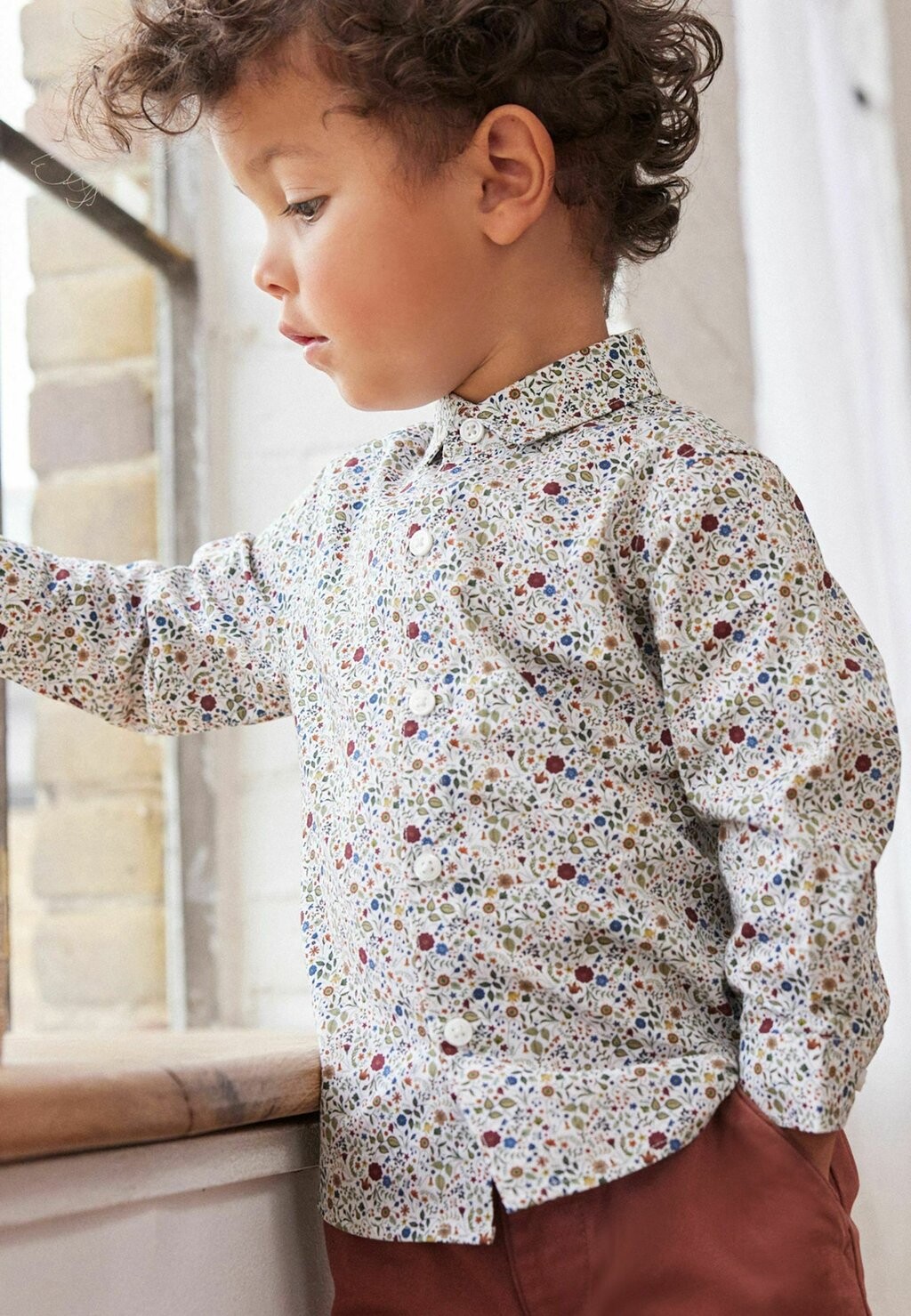 

Рубашка SMART FLORAL PRINT Next, цвет pink